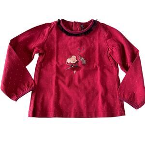 Sergent Major Pink Top with Mouse Design - 18 Months